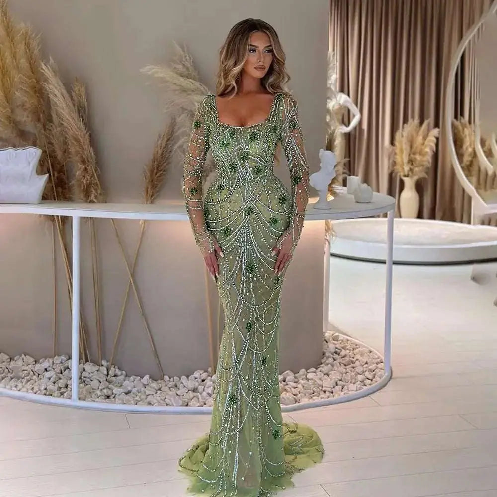 Émeraude-enchantée-Robes-vertes-élégantes-pour-vos-occasions-spéciales ZHrobes